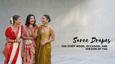 Different Saree Drapes for Every Mood, Occasion, and Version of You