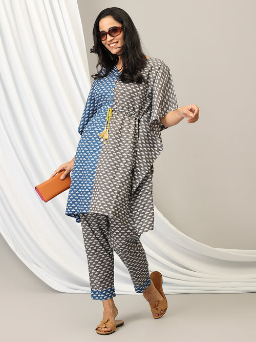 Auto-Ly Delighted Womens Kaftan Co-Ord Set