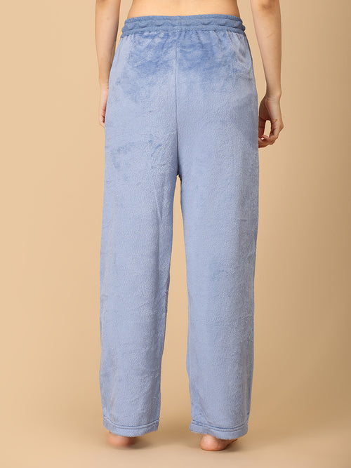 Azure Snuggle Women's Fleece Loungewear Set