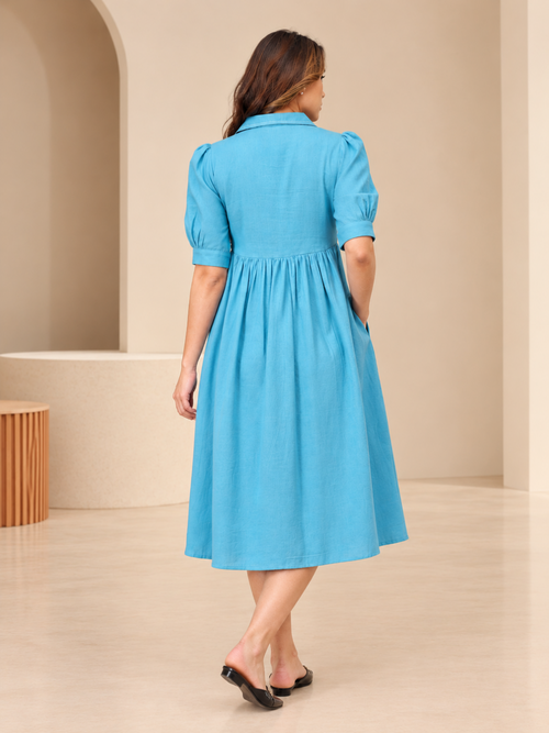 Blue for It Women's Dress