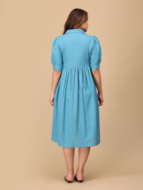 Blue for It Women's Dress