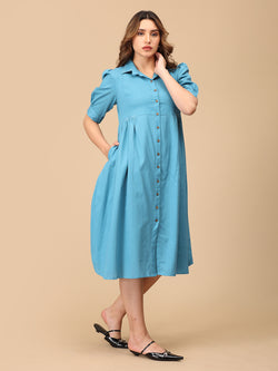 Blue for It Women's Dress