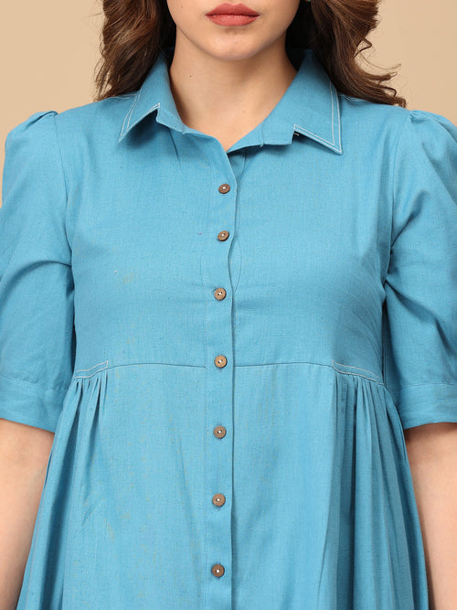 Blue for It Women's Dress