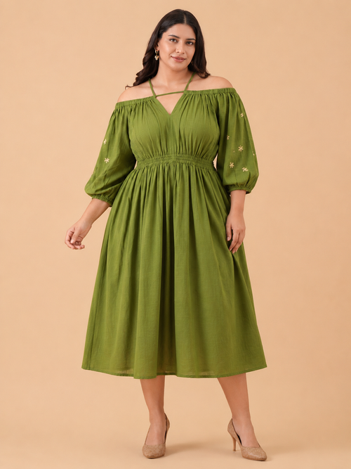 Quiet Olive Women's Dress