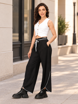 Classic Contrast Women's Trousers