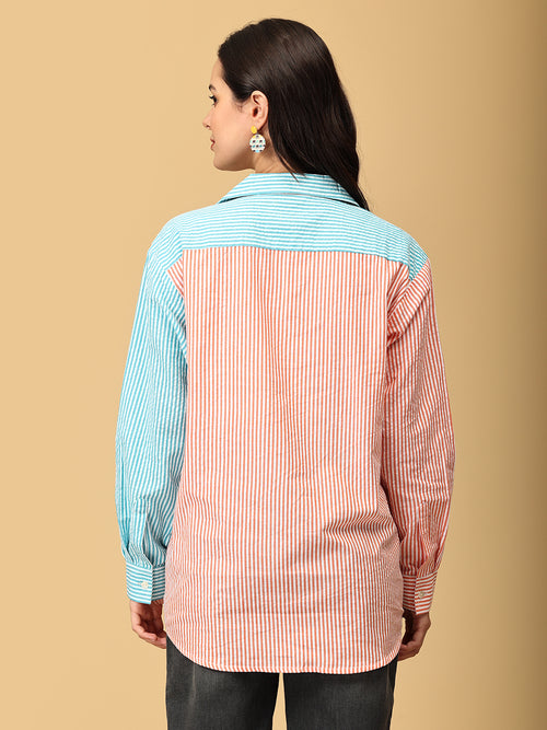 Color Carnival Oversized Shirt