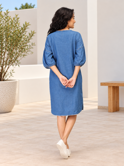 Downtown Utility Women's Chambray Dress