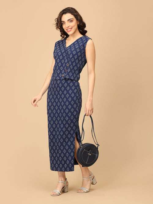 Folk & Flow Women's Skirt and Top Set