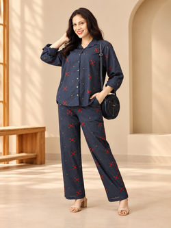 Hustle & Haute Handloom Women's Co-ord Set