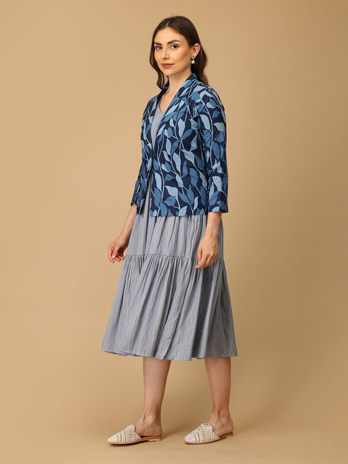 Indigo Drift Women's Shacket Dress