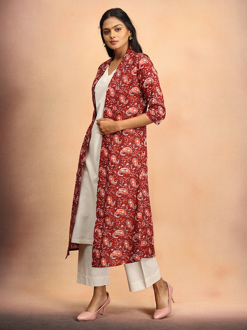 Ivory Infusion Women's Co Ord Set With Jacket