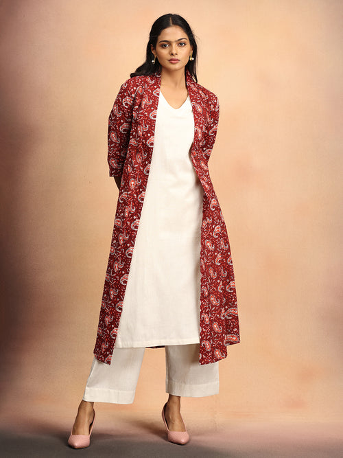 Ivory Infusion Women's Co Ord Set With Jacket