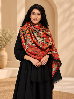 Kaala Kalam Embroidered Woolen Stoles