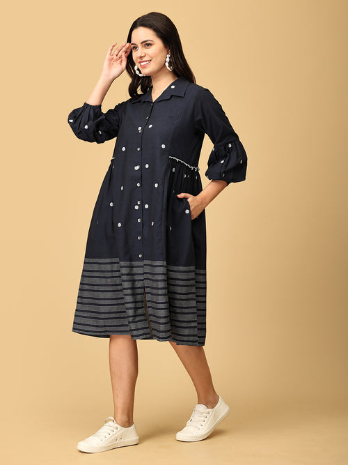 Navy Neverland Womens Dress