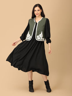 Ooh-Live Moment Women's Embroidered Vest Top