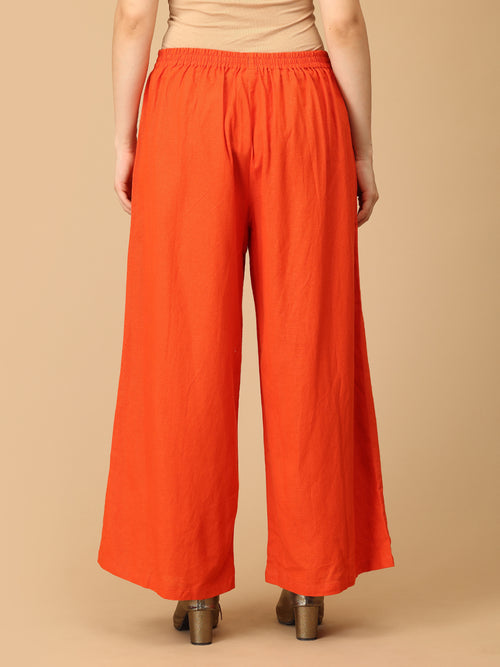 Orange You Fab Embroidered Women's Co ord Set