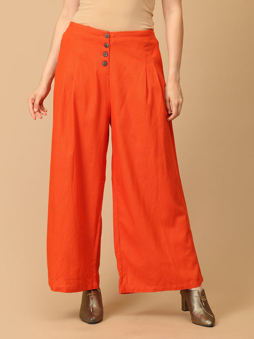 Orange You Fab Embroidered Women's Co ord Set