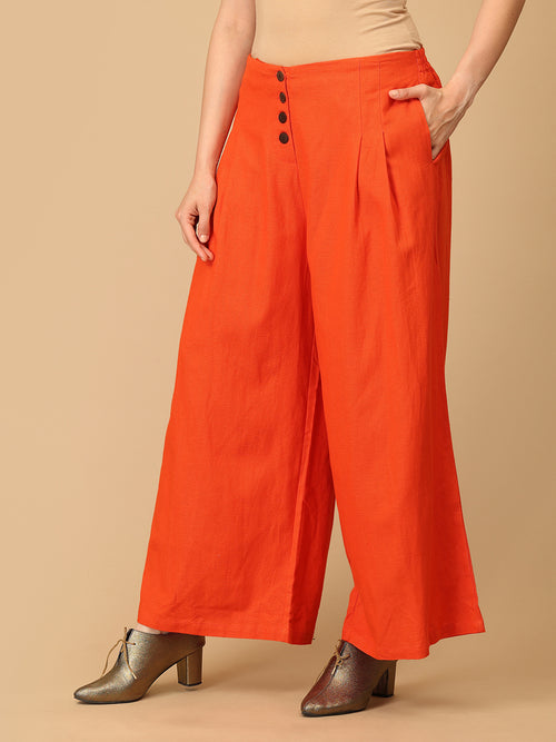 Orange You Fab Embroidered Women's Co ord Set