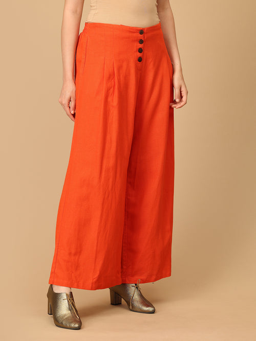 Orange You Fab Embroidered Women's Co ord Set