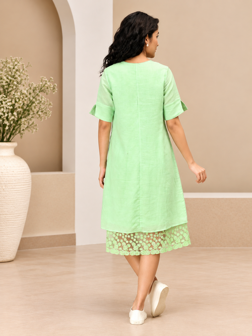 Pastel Crush Linen Women's Dress