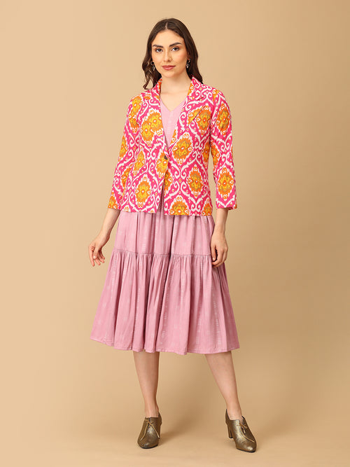 Fuchsia Muse Women's Shacket Dress