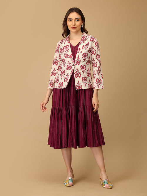 Pattern-a Pop Women's Shacket Dress