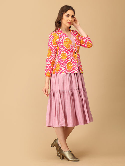 Fuchsia Muse Women's Shacket Dress