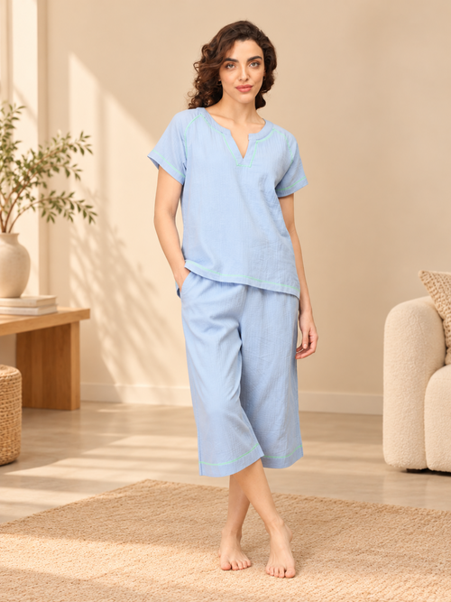 Powder Puff Dreams Women's Nightwear Set