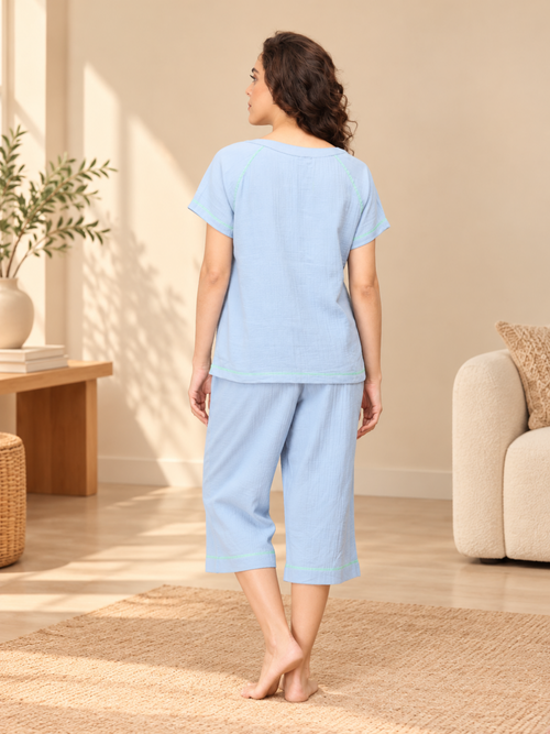 Powder Puff Dreams Women's Nightwear Set