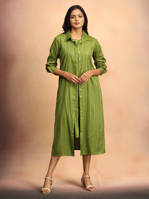 Power Palette Women's Dress Set With Jacket