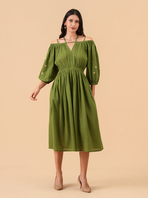 Quiet Olive Women's Dress