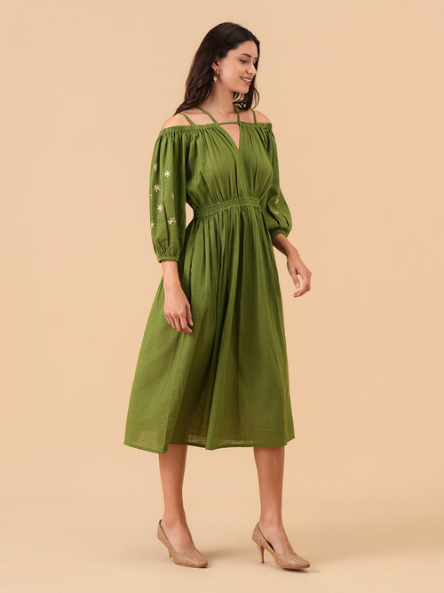 Quiet Olive Women's Dress