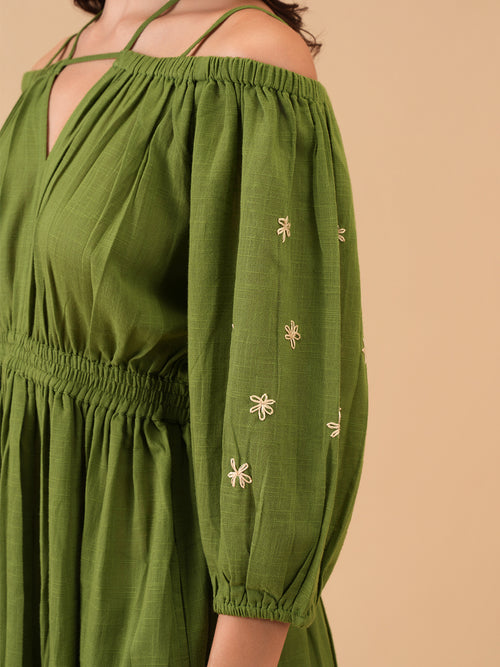 Quiet Olive Women's Dress
