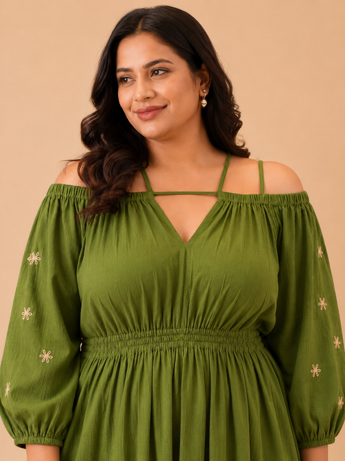 Quiet Olive Women's Dress