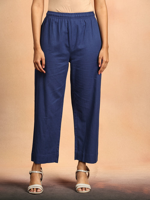 Sharp in Blue Women's Co Ord Set With Jacket