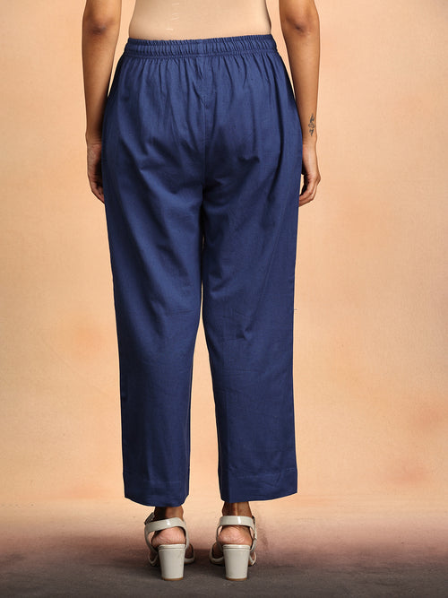 Sharp in Blue Women's Co Ord Set With Jacket