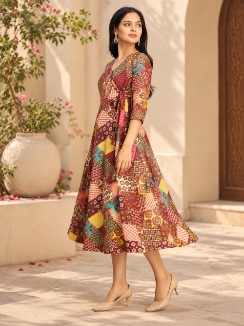 Spiced Swirl Women's Dress