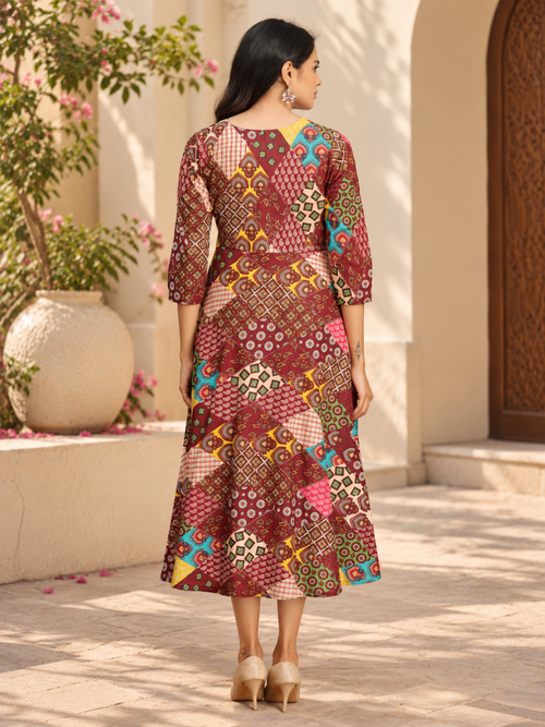 Spiced Swirl Women's Dress