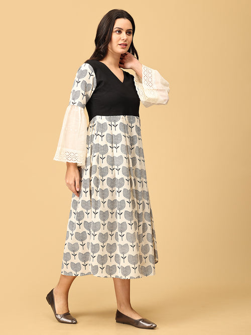 Tulip to the Lace Woman's Midi Dress