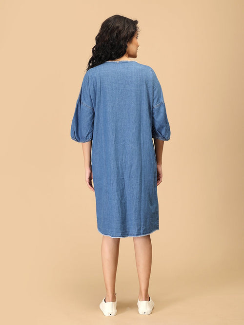 S Downtown Utility Women's Chambray Dress - Women's Dress