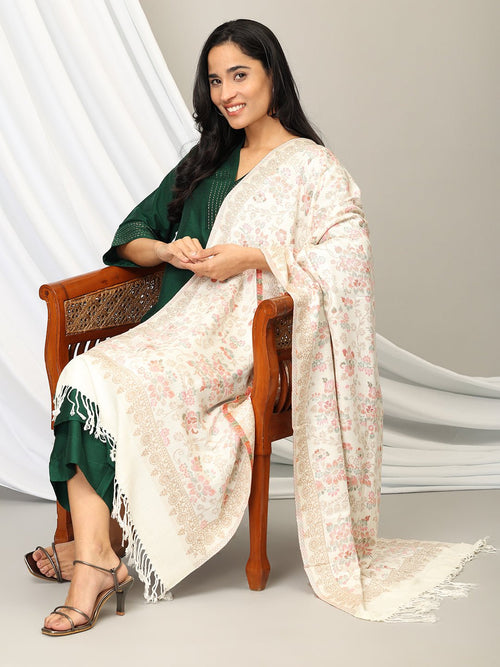 Onesize Alpine Elegance Acrylic Woolen Stole - Winter Stoles