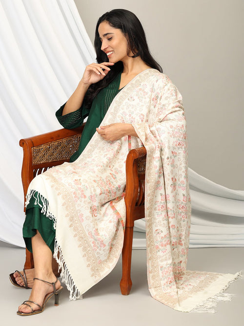 Onesize Alpine Elegance Acrylic Woolen Stole - Winter Stoles