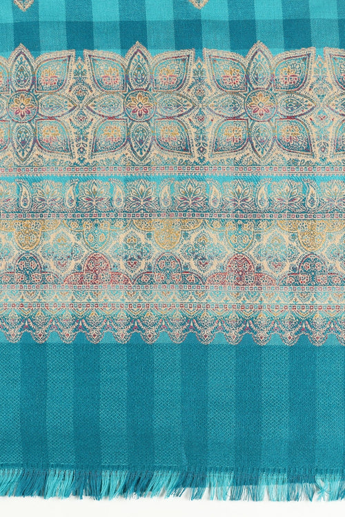 Aqua Aura Kullu Woolen Stole - Winter Stoles