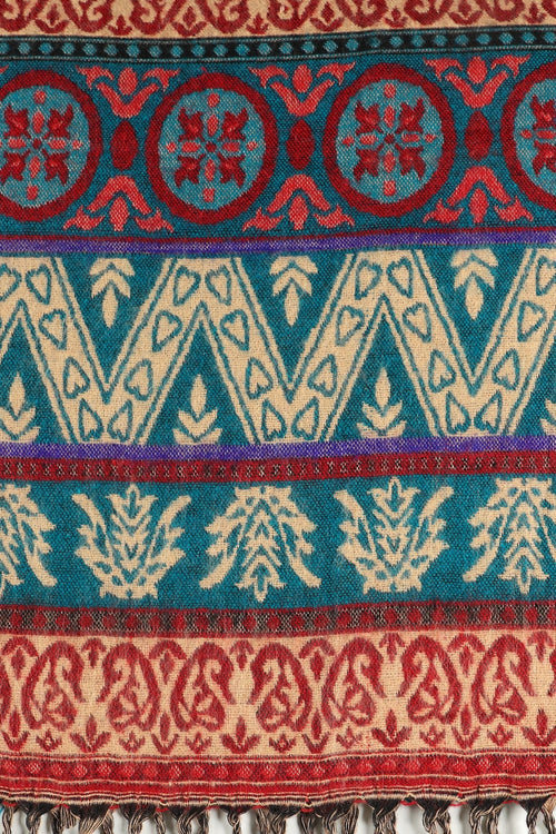 Onesize Aurora Wrap Acrylic Woolen Shawl - Winter Stoles