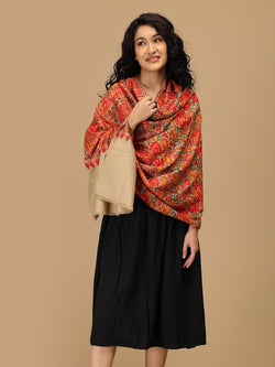 Dune Dastkaar Embroidered Woolen Stoles - Winter Stoles