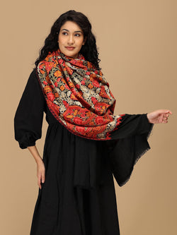 Kaala Kalam Embroidered Woolen Stoles - Winter Stoles