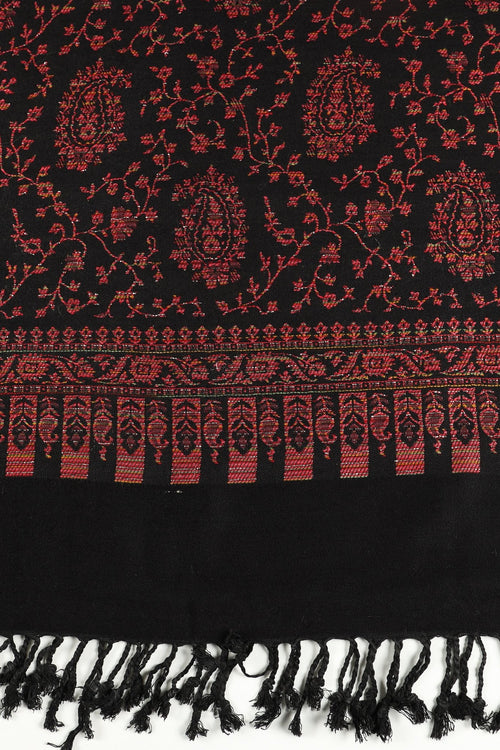 Onesize Obsidian Wrap Acrylic Woolen Stole - Winter Stoles