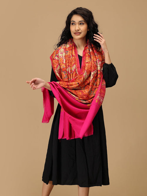 Rang - e - Raani Embroidered Woolen Stoles - Winter Stoles