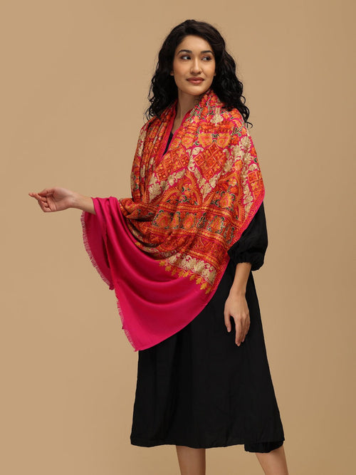 Rang - e - Raani Embroidered Woolen Stoles - Winter Stoles