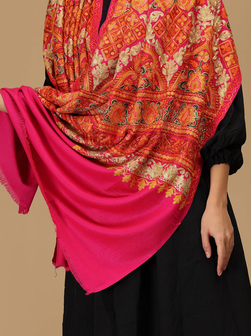 Rang - e - Raani Embroidered Woolen Stoles - Winter Stoles